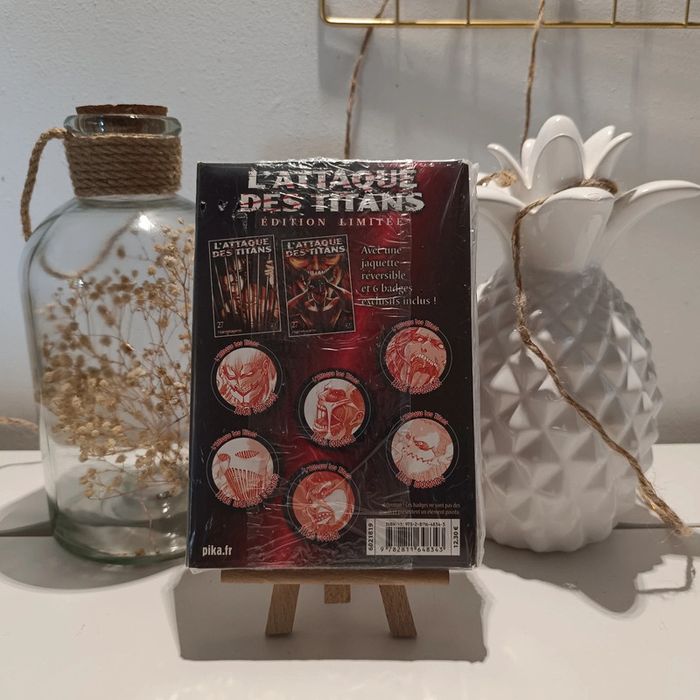 Manga l'attaque des titans 27 édition limitée - photo numéro 2