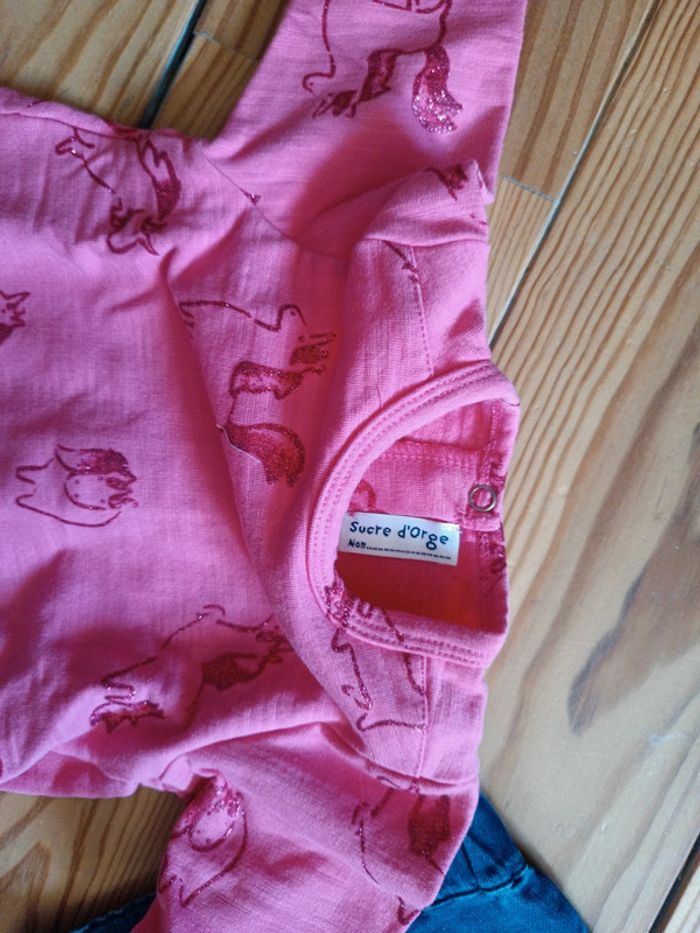 Ensemble fille 6 mois sucre d'orge - licorne- neuf sans étiquette - photo numéro 6