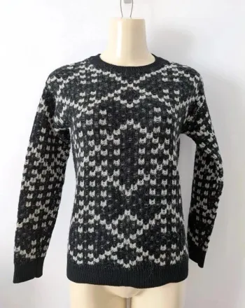 Pull en laine mohair acrylique - Caroll - taille 36