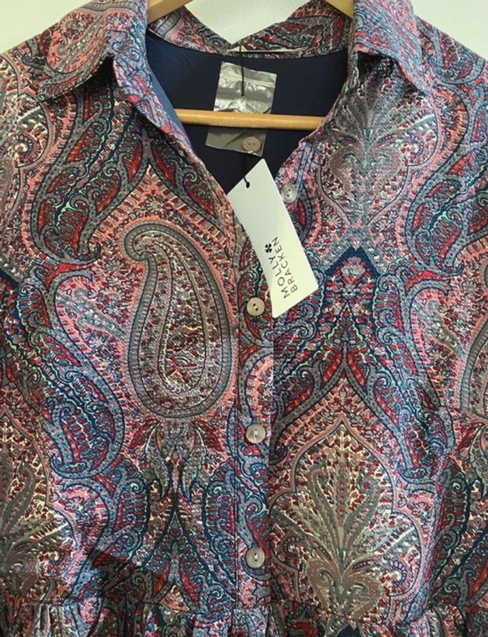 Superbe robe Molly Bracken taille M motif cachemires Neuve - photo numéro 5