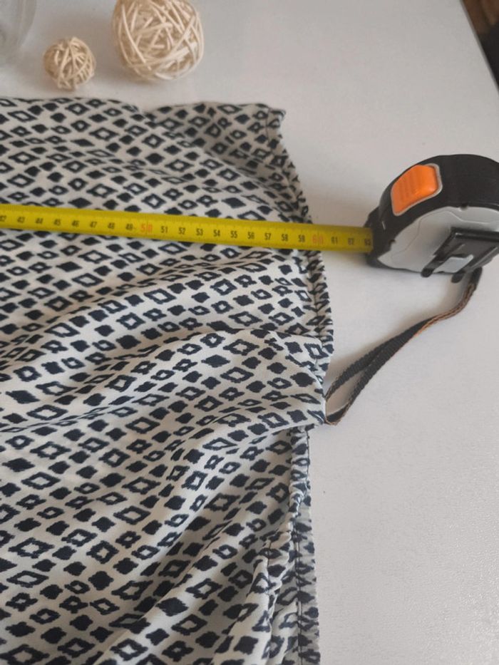 Top Camaïeu bleu et blanc Taille M très bon état - photo numéro 3