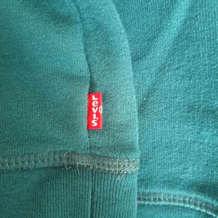 Sweat à capuche levi's bleu/vert - photo numéro 4