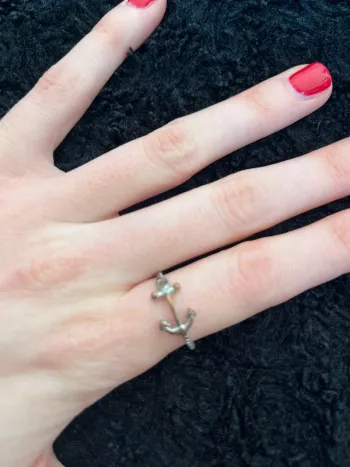 Bague argentée