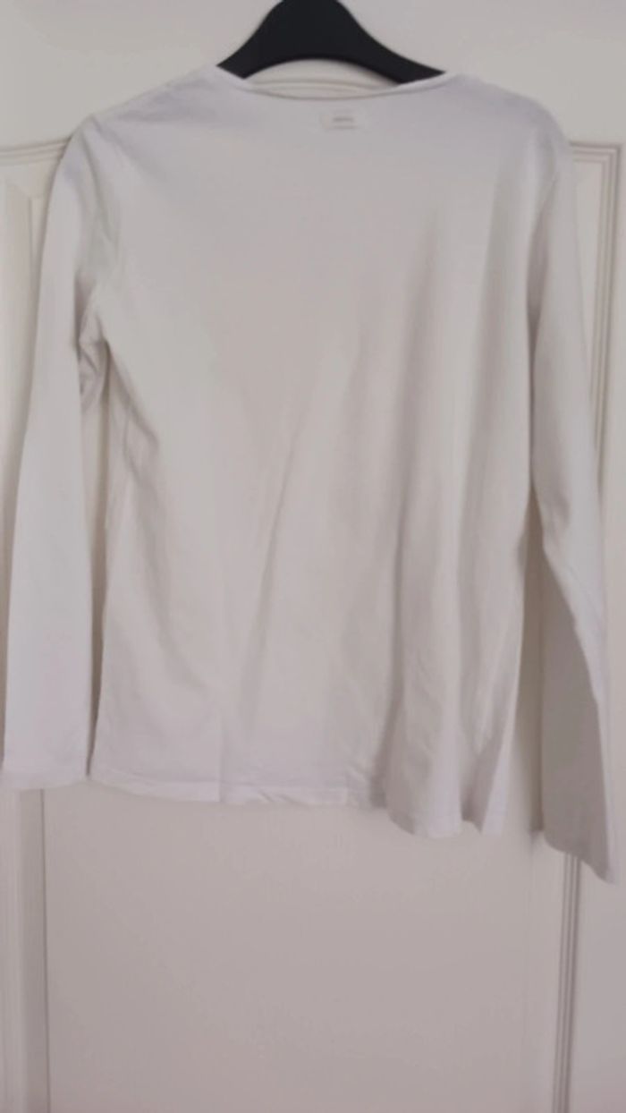 t-shirt manche longue fille taille 12 ans catimini - photo numéro 2