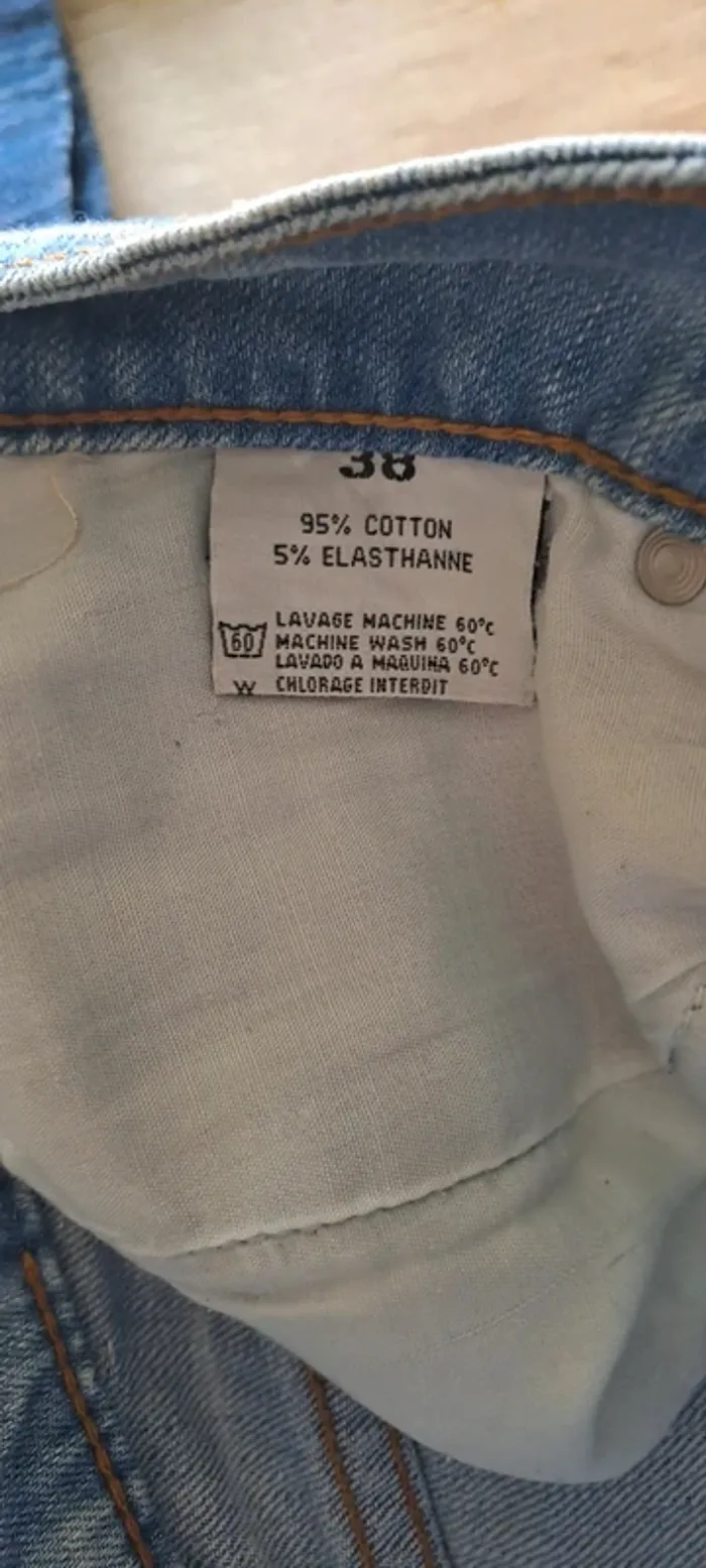 Short en jean court - photo numéro 5