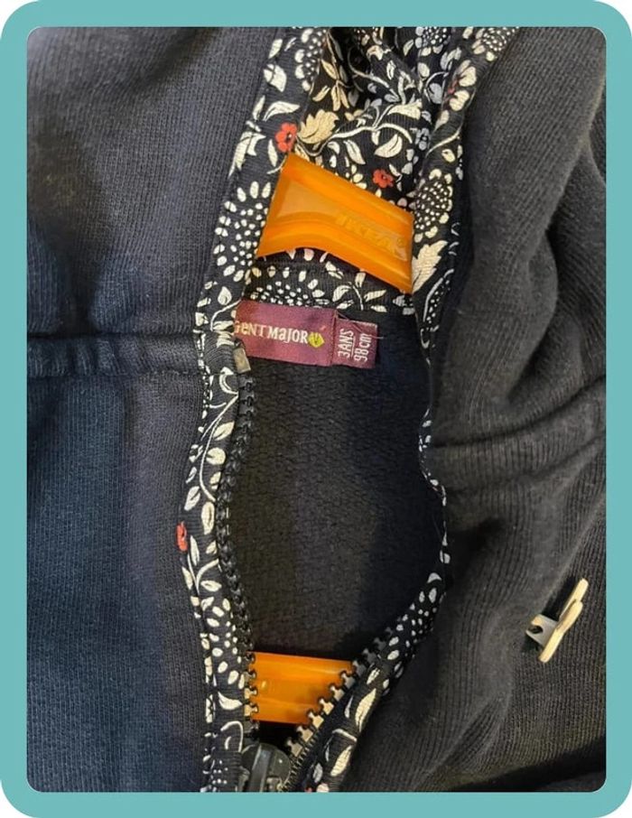 Gilet à capuche 3 ans sergent major - photo numéro 3