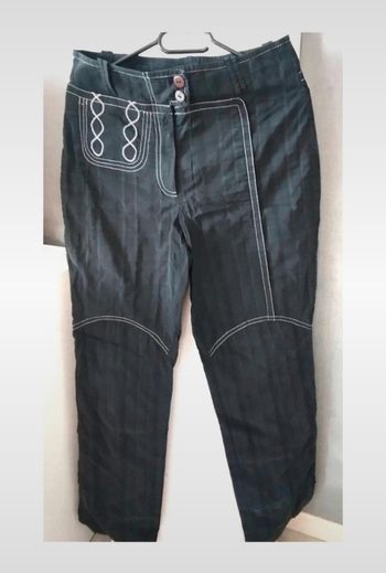 Pantalon Lauren Vidal femme  taille S gris