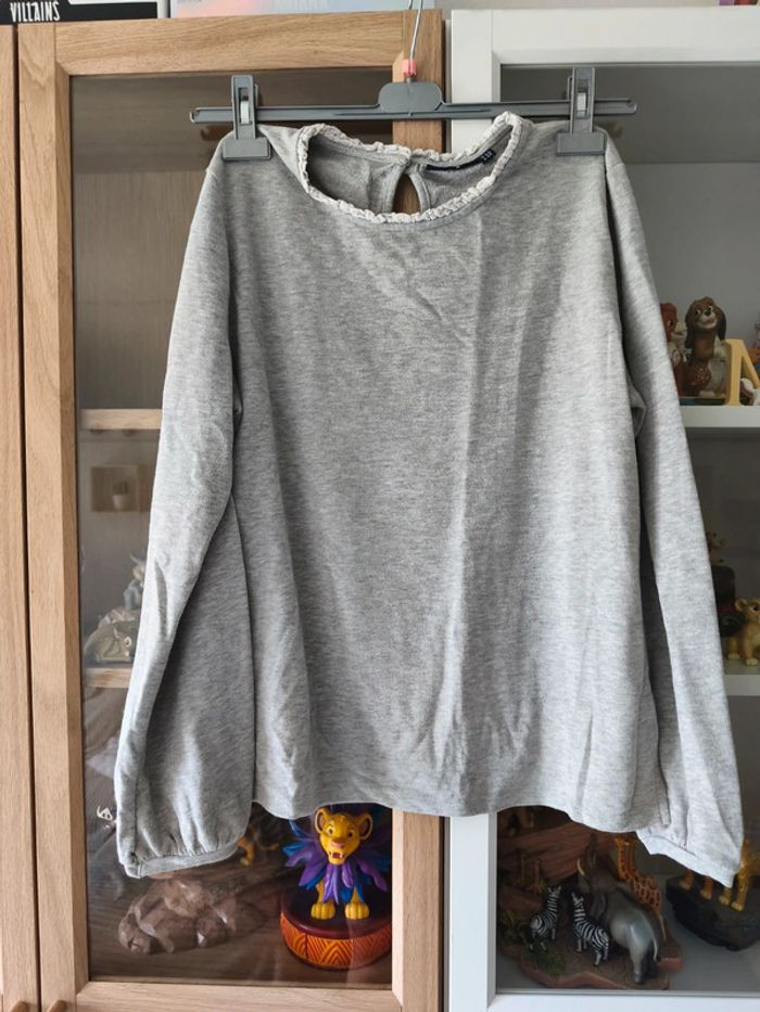 Pull gris Kiabi