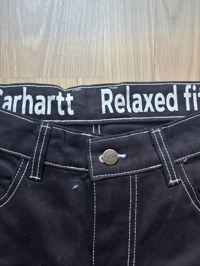 Short Carhartt Single Knee Rework Noir M / 32 - photo numéro 4