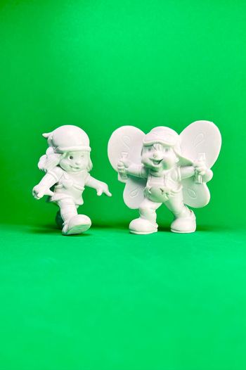 Lot 2 Figurines Rainbow Kids 1980 - non peintes