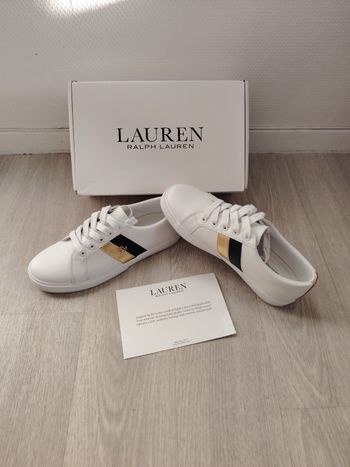 Baskets RALPH LAUREN - 100% Cuir - Neuves - 36