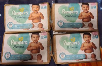 Couches Pampers Harmonie taille 4