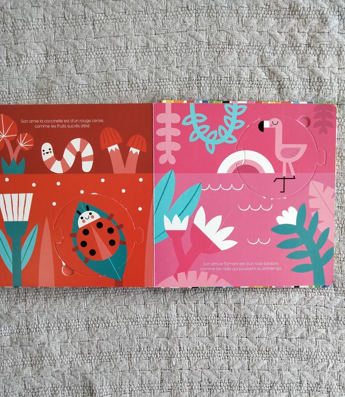 Livre puzzle "Les couleurs de petit raton laveur" - photo numéro 5