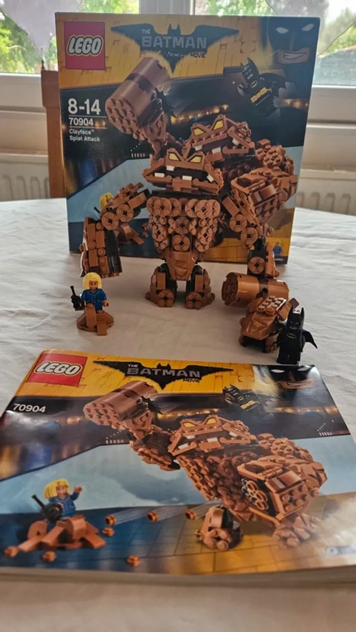 LEGO Batman 70904- Attaque de Clayface, set complet avec figurines
