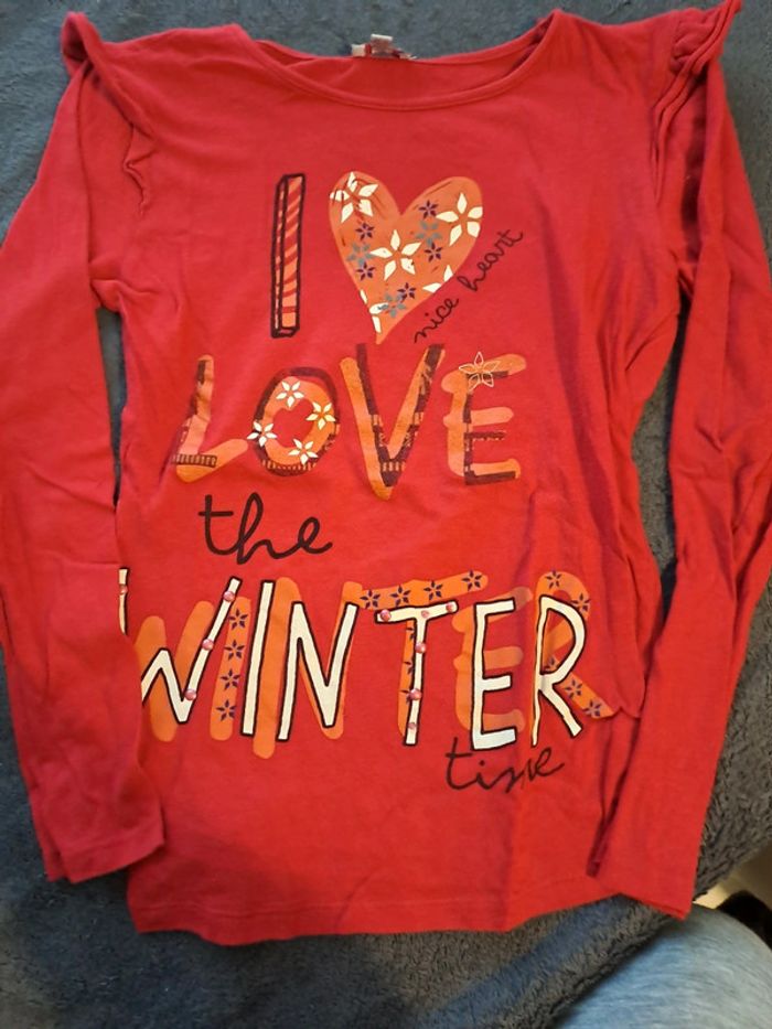 T shirt Winter 9/10 ans