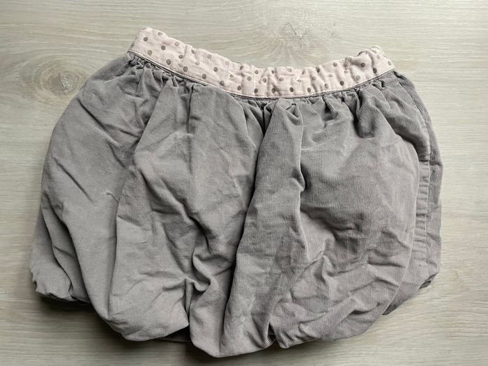 Jupe boule velours gris Lili marelle 4 ans - photo numéro 2