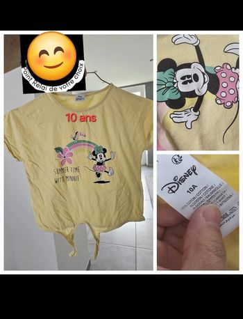 Top /tee shirt 10ans minie fille