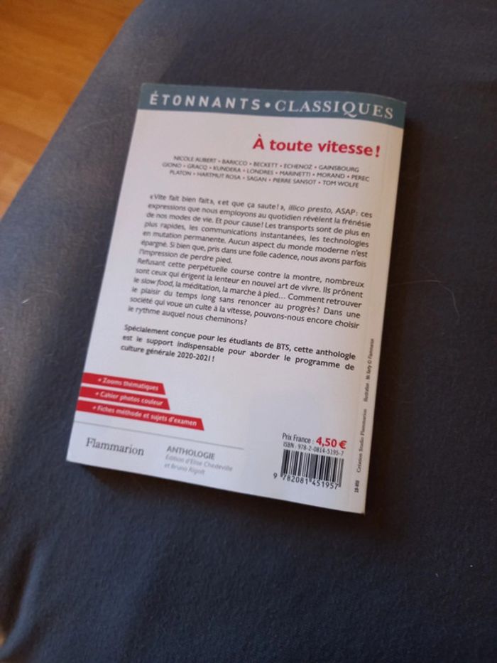 Anthologie à toute vitesse étonnant classique - photo numéro 2