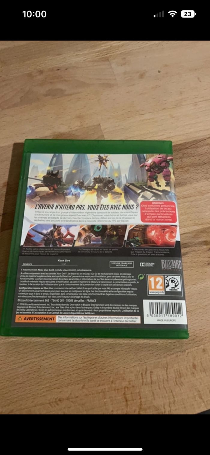 Jeu Xbox one - photo numéro 4