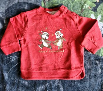 Sweat-shirt tic et tac disney 6 mois