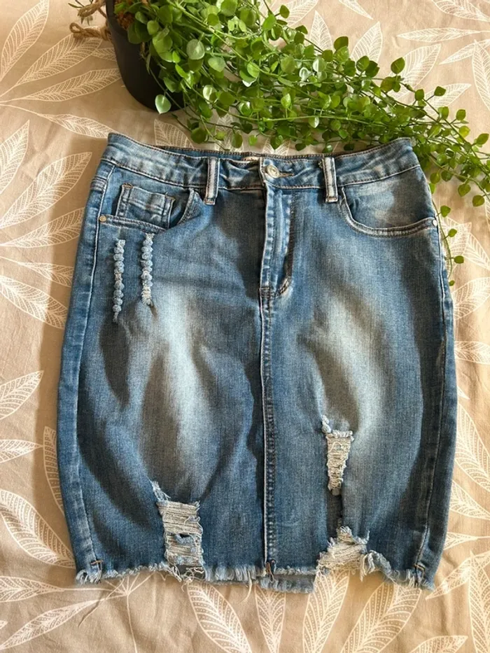 Jupe en jean femme