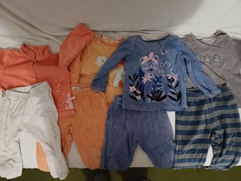 Lot 4 Pyjamas 2 pièces hiver fille
