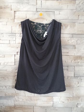 Top noir haut jacqueline riu