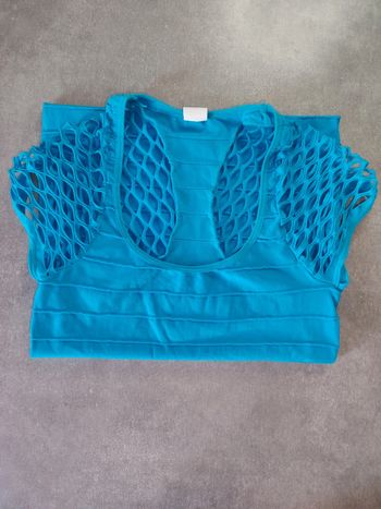 Robe courte bleu