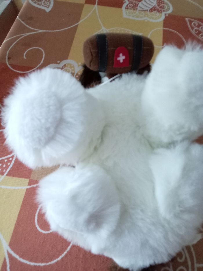 Peluche  chien st Bernard - photo numéro 4