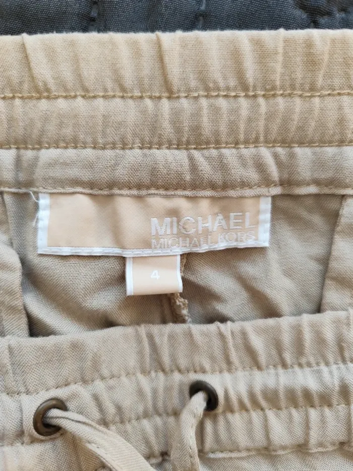 Pantalon fluide Michael Kors marron clair XL - photo numéro 2