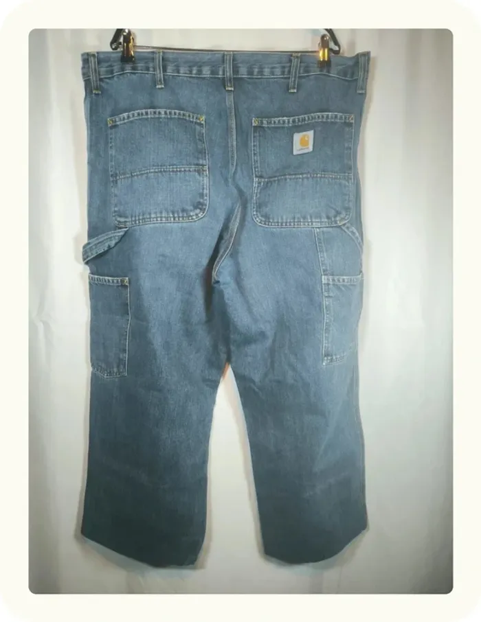 Jean baggy avec poches Homme Carhartt Taille 40 L - photo numéro 5