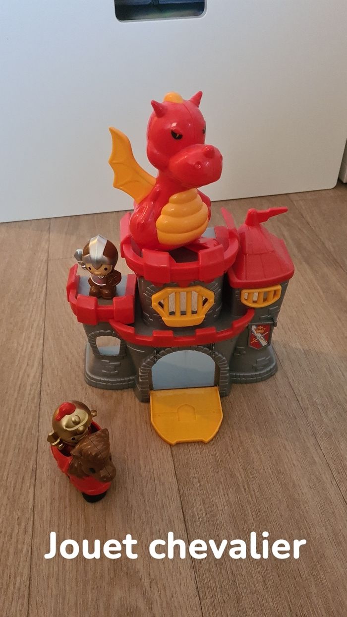 Château chevalier + dragon