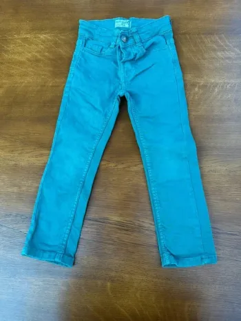 Jean vert slim kiabi 3 ans