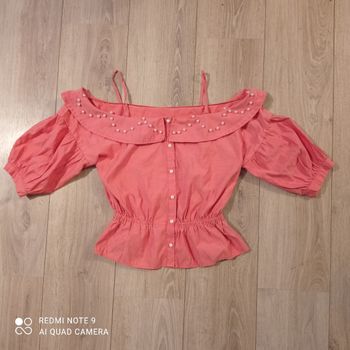 Top corail à perles t36/38