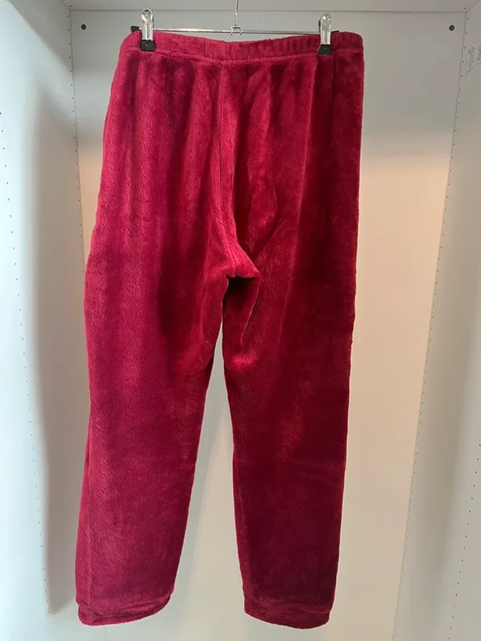 Pyjama polaire In Extenso bordeaux Taille L - photo numéro 4