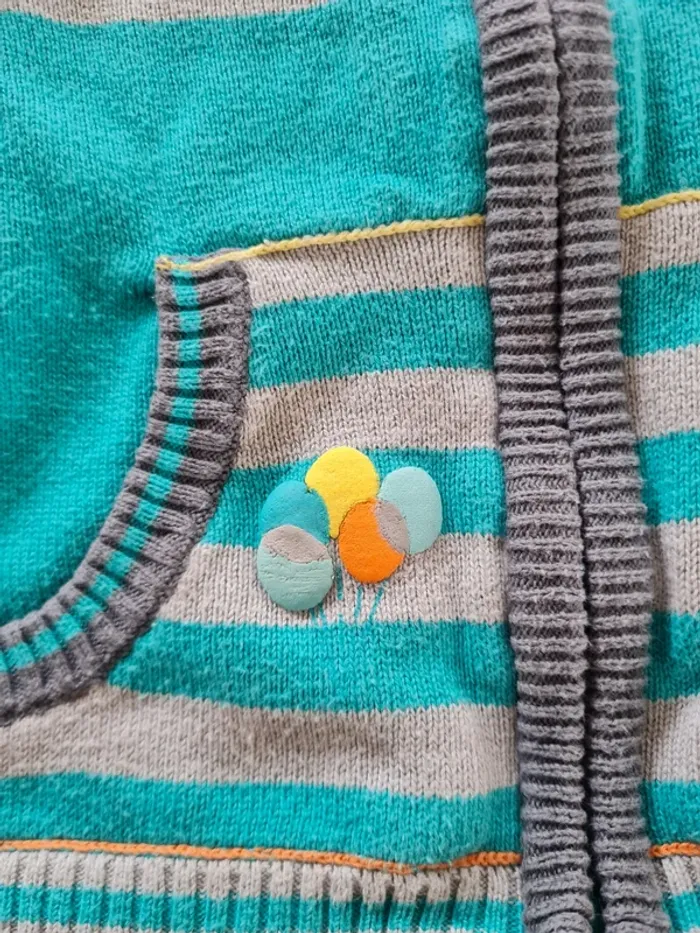 Gilet bébé garçon 3mois - photo numéro 2