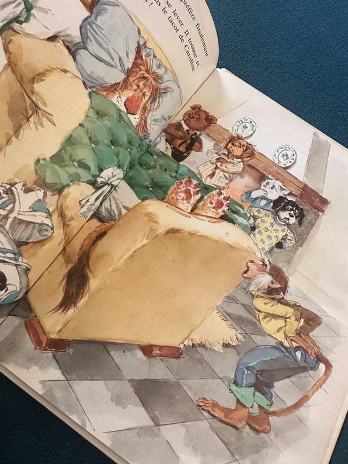 Caroline et les Vagabonds lion singe livre bd album Pierre Probst rare collection - photo numéro 5