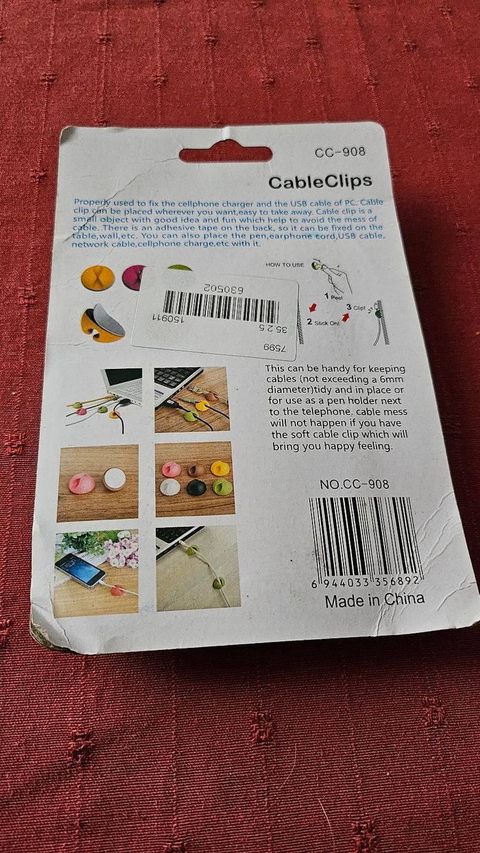 Clips câble - photo numéro 2