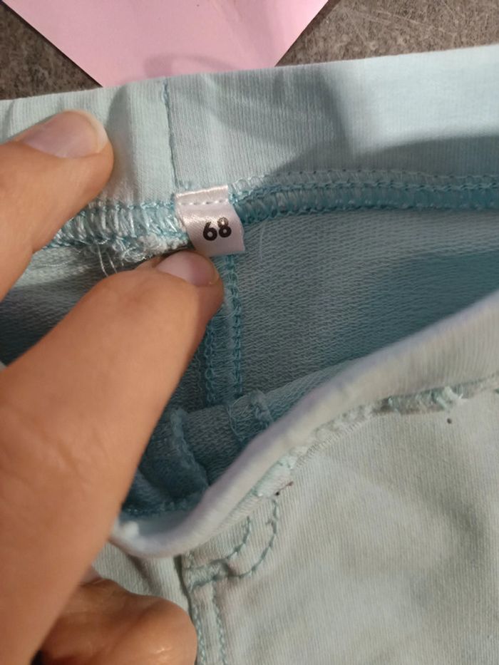 Legging bleu ciel 6 mois - photo numéro 2