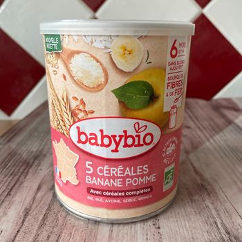 Céréales Babybio - Bananes Pommes