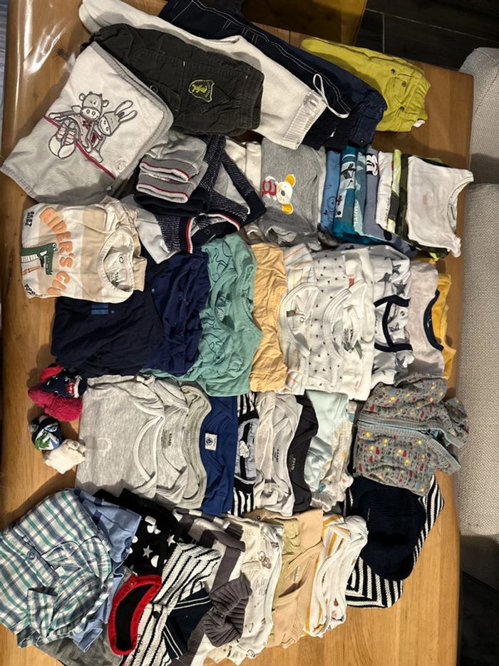 Lot vêtements bébé 6-9 mois mi saison - photo numéro 5