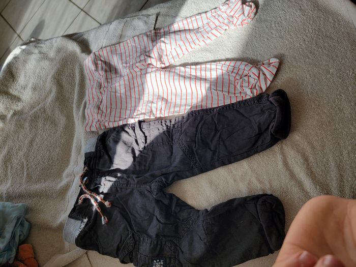 Lot de 2 pantalons 12 mois garçon