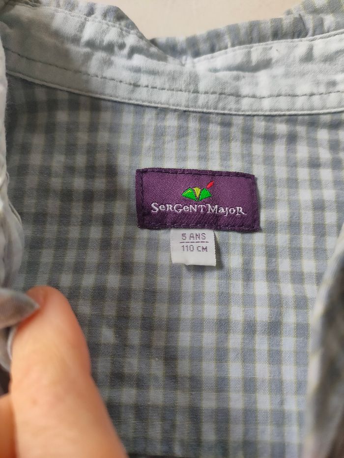 Chemise sergent major taille 5 ans - photo numéro 4
