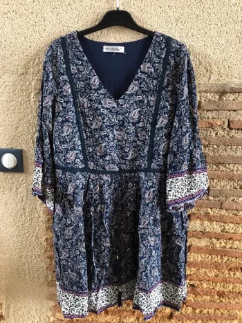 Robe manche 3/4 taille L