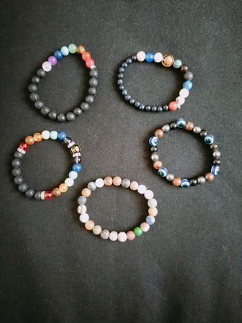 Lot 5 bracelets spiritualité 