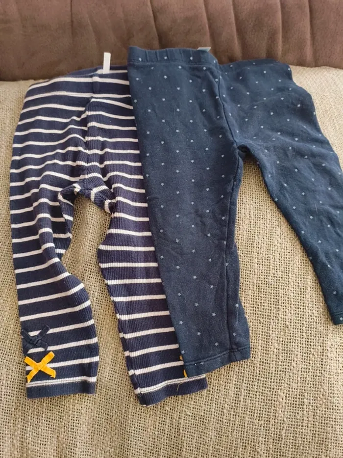 Lot de leggings fille 18 mois excellent état