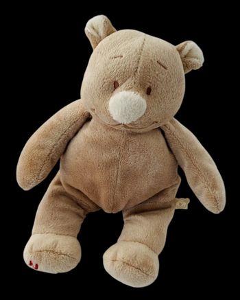 ❤️  Doudou peluche ours marron beige Nouky NOUKIE’S NOUKIES