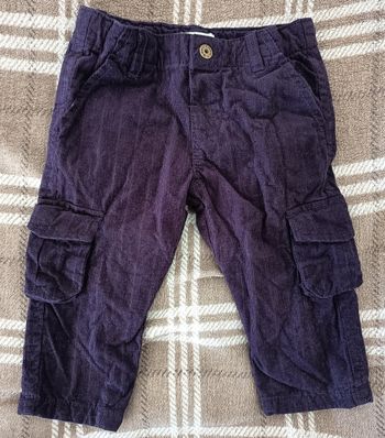 👖 Pantalon Enfant Violet Uni - 6 Mois / Bout'chou