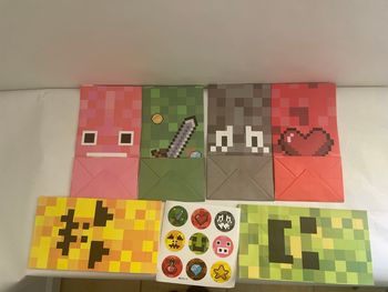 Sac anniversaire minecraft 