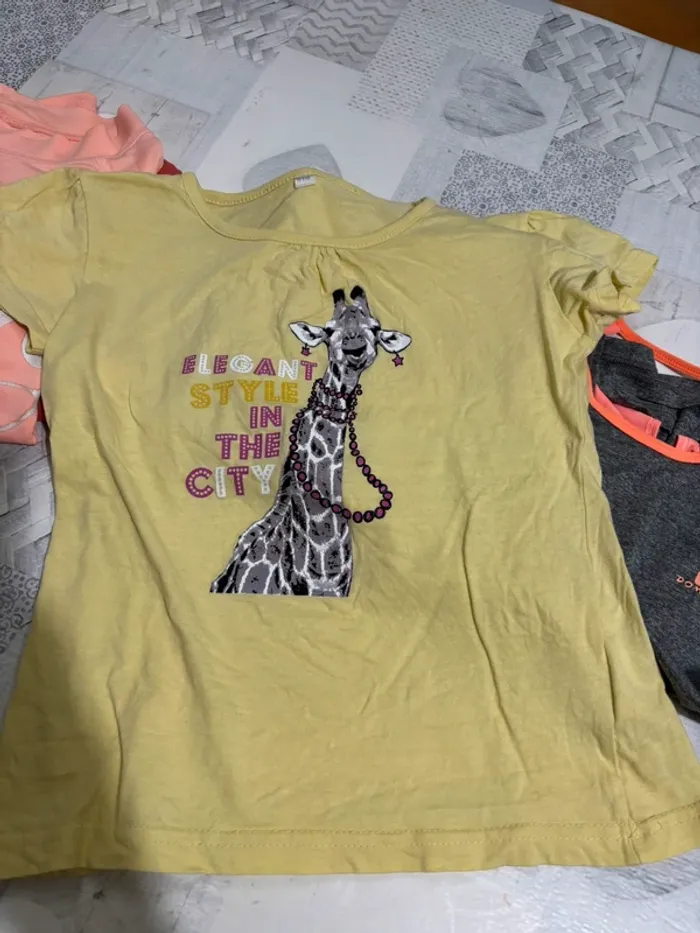 Lot tee shirt fille 10 ans - photo numéro 4